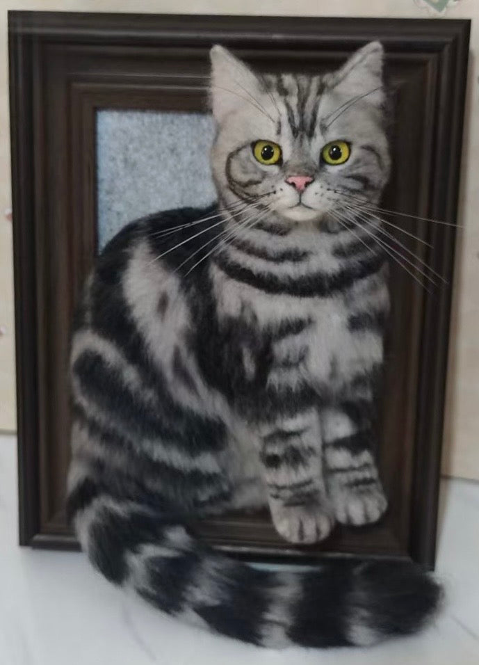 Wool Felt Pet Portrait