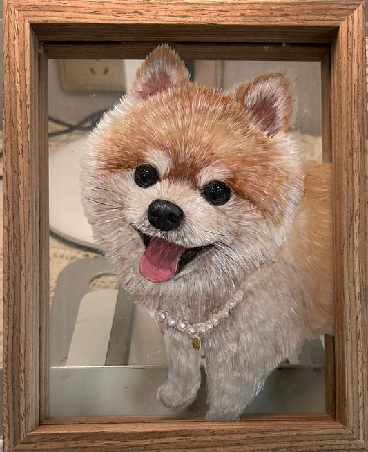 Single-Layer 3D Acrylic Pet Portrait